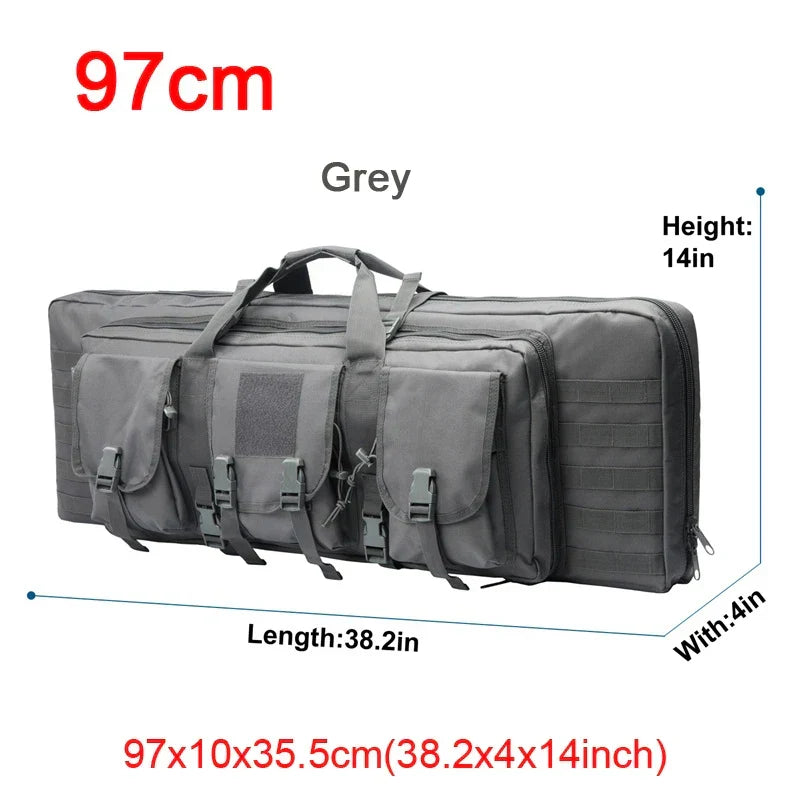 Estojo para armas e mochila tática para duas espingardas - Lamylie