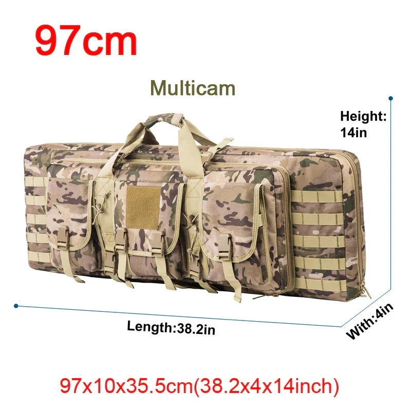 Estojo para armas e mochila tática para duas espingardas - Lamylie