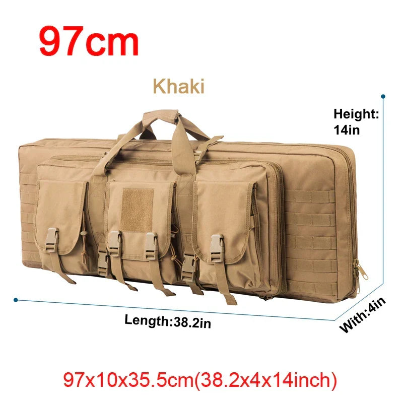 Estojo para armas e mochila tática para duas espingardas - Lamylie