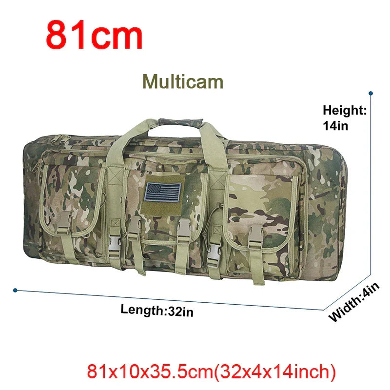 Estojo para armas e mochila tática para duas espingardas - Lamylie