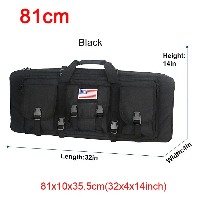 Estojo para armas e mochila tática para duas espingardas - Lamylie