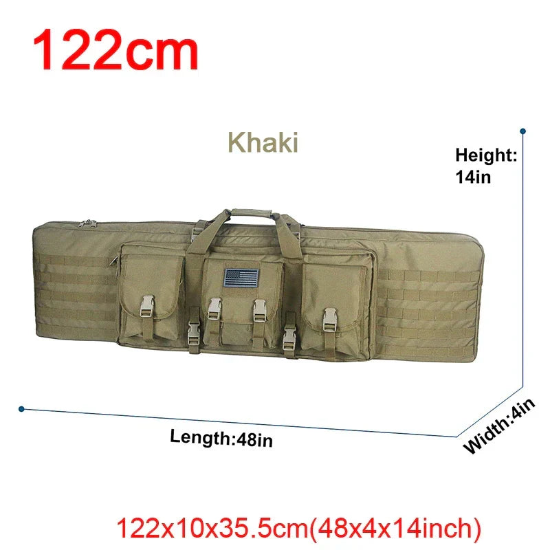 Estojo para armas e mochila tática para duas espingardas - Lamylie