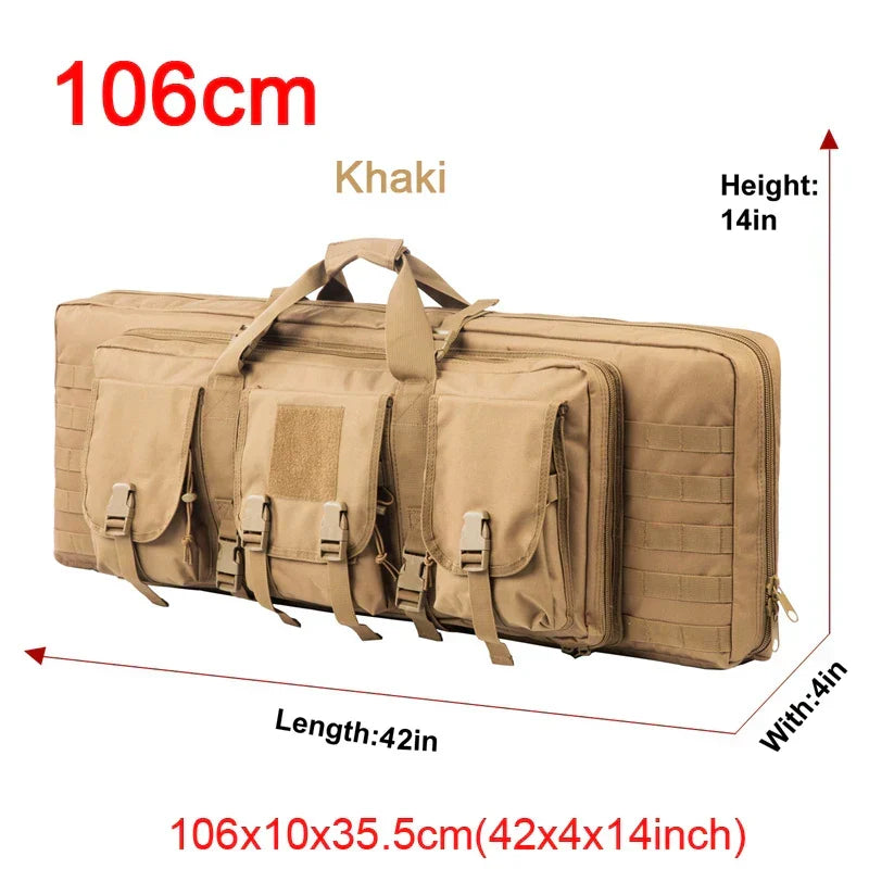 Estojo para armas e mochila tática para duas espingardas - Lamylie