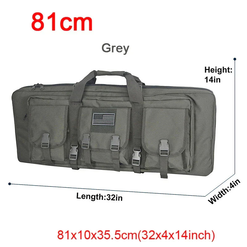 Estojo para armas e mochila tática para duas espingardas - Lamylie