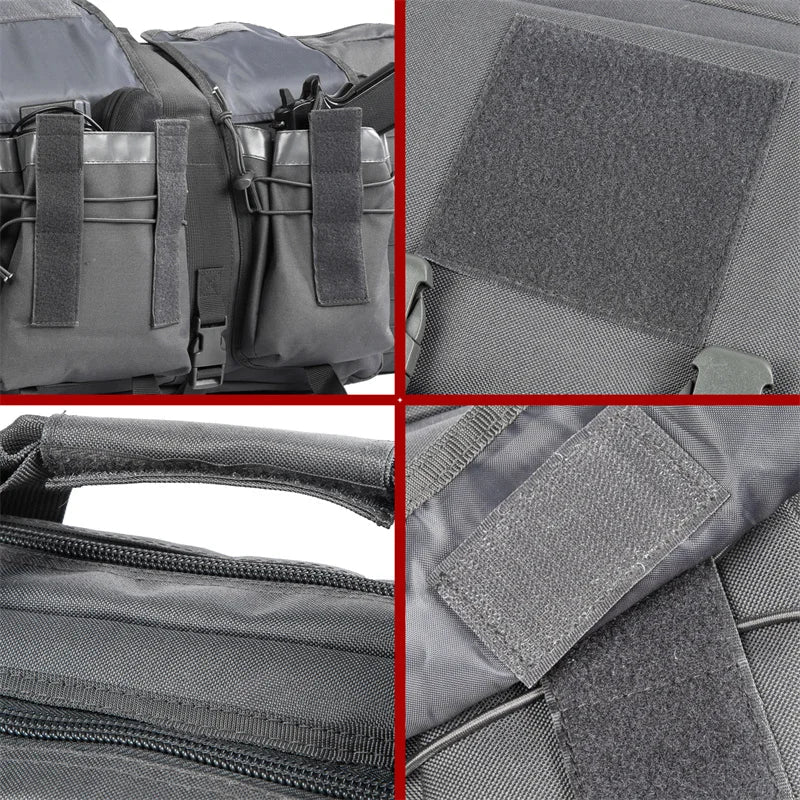 Estojo para armas e mochila tática para duas espingardas - Lamylie