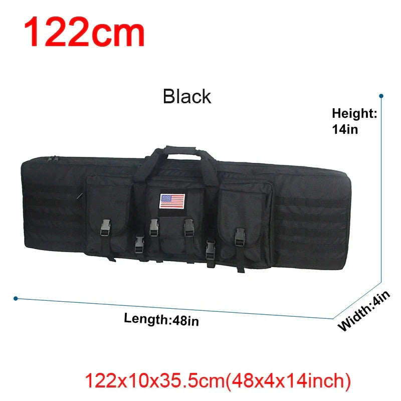 Estojo para armas e mochila tática para duas espingardas - Lamylie
