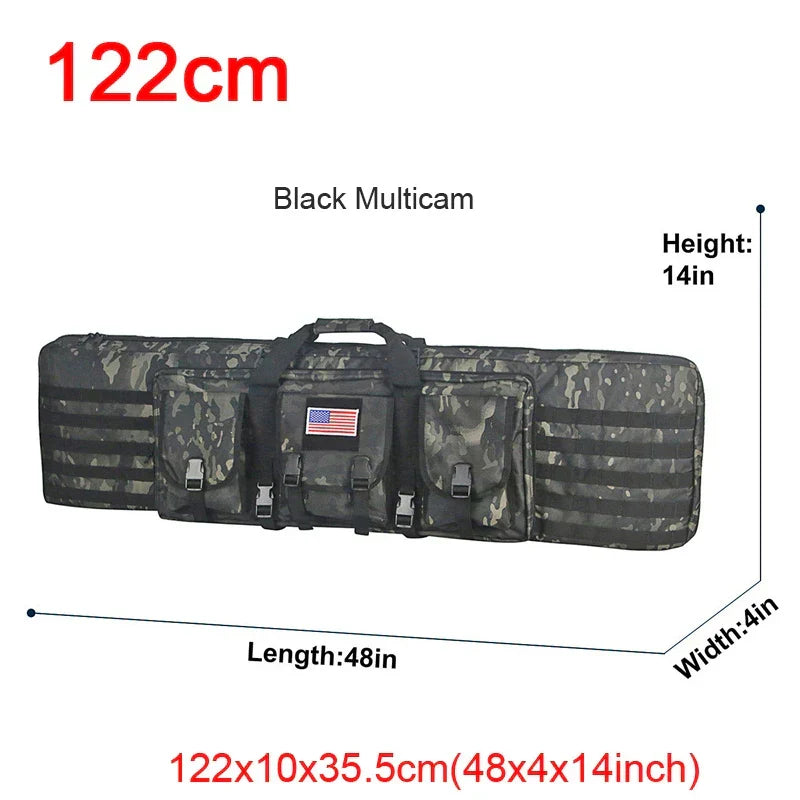 Estojo para armas e mochila tática para duas espingardas - Lamylie