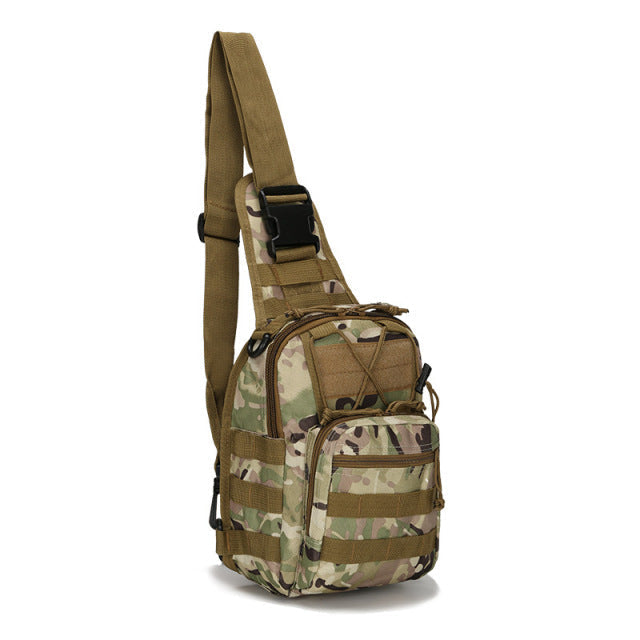 Sac à dos bandoulière d’aventure en plein air pour homme – style militaire tactique – Lamylie