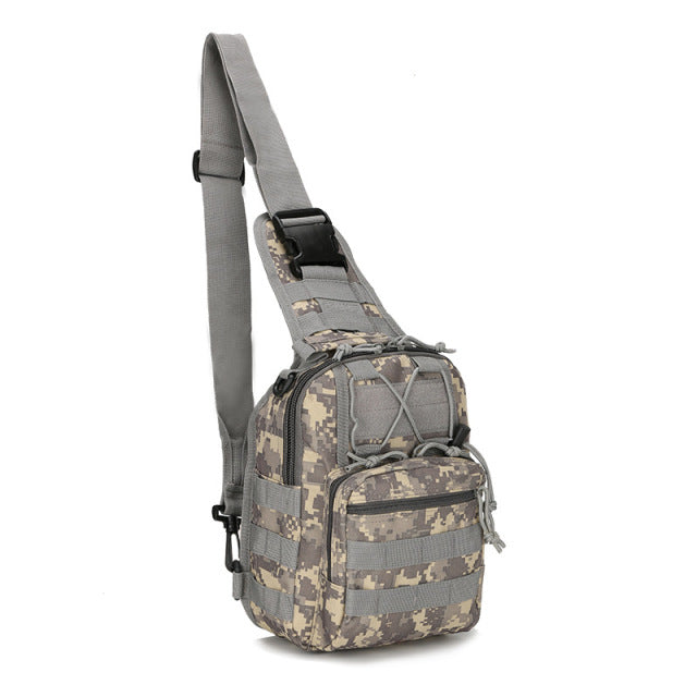 Sac à dos bandoulière d’aventure en plein air pour homme – style militaire tactique – Lamylie