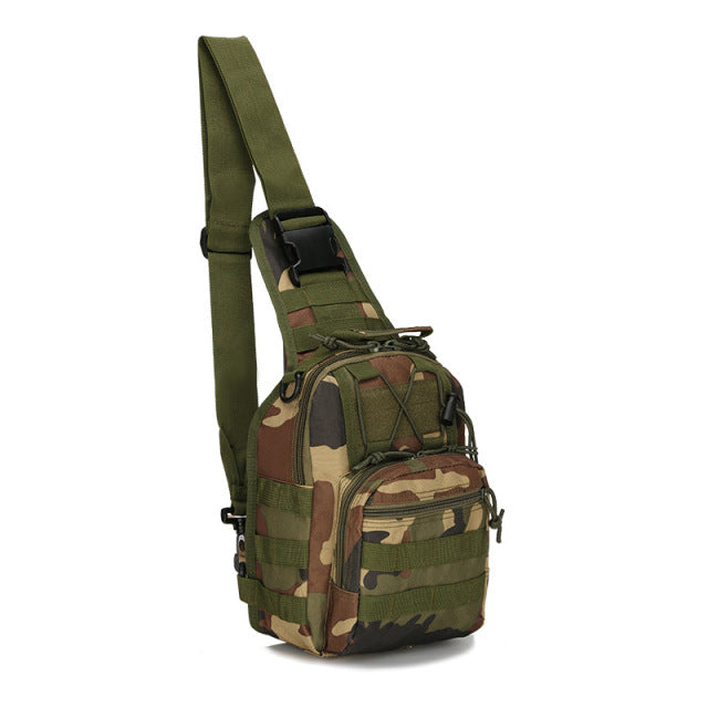 Sac à dos bandoulière d’aventure en plein air pour homme – style militaire tactique – Lamylie