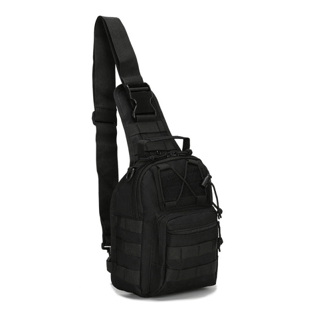 Sac à dos bandoulière d’aventure en plein air pour homme – style militaire tactique – Lamylie