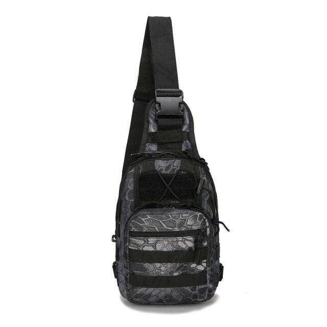 Sac à dos bandoulière d’aventure en plein air pour homme – style militaire tactique – Lamylie