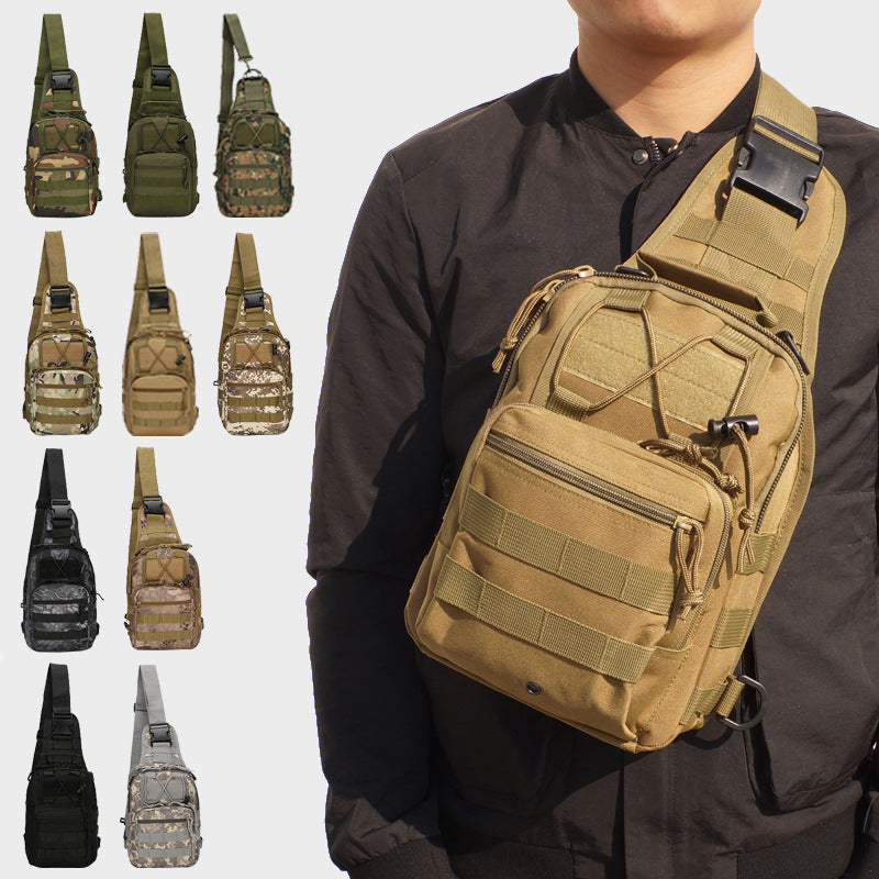 Sac à dos bandoulière d’aventure en plein air pour homme – style militaire tactique – Lamylie