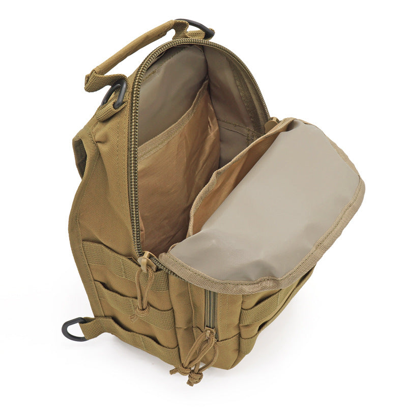 Sac à dos bandoulière d’aventure en plein air pour homme – style militaire tactique – Lamylie