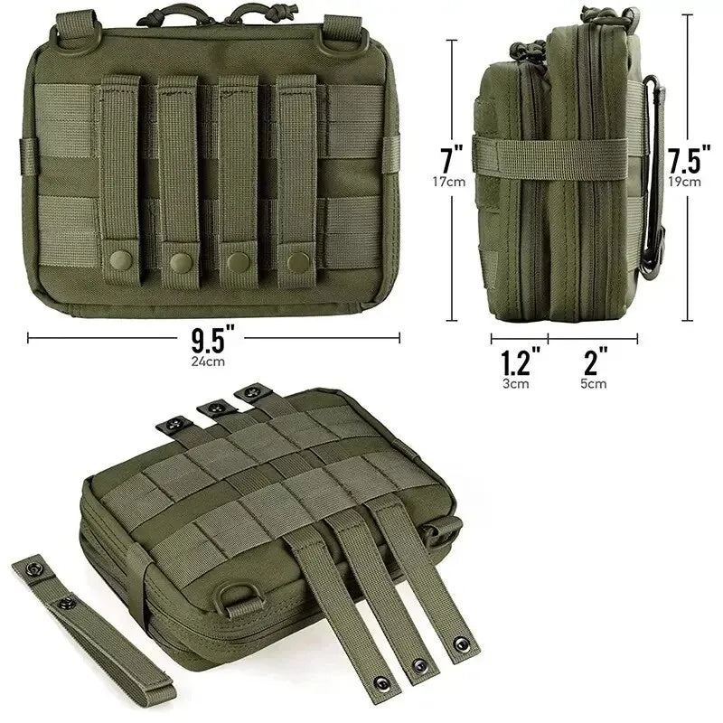 MOLLE Tactical Admin Pouch for Magazine Storage and Utility - Lamylie