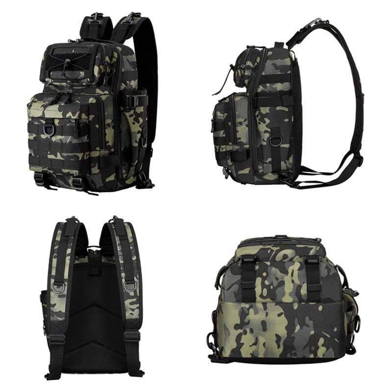 Fishing Tackle Storage Bag with Multiple Pockets for Tactical Use - Lamylie