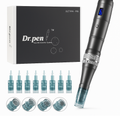 Microneedling Dermapen with USB Rechargeable Feature, 5 x 32Pin Cartridges - Lamylie
