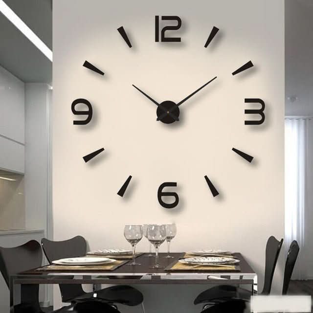 Moderne 3D-Acryl-Wanduhr für ruhige Innenräume – Lamylie