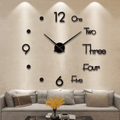 Moderne 3D-Acryl-Wanduhr für ruhige Innenräume – Lamylie