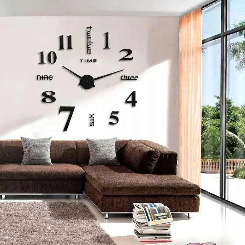 Moderne 3D-Acryl-Wanduhr für ruhige Innenräume – Lamylie