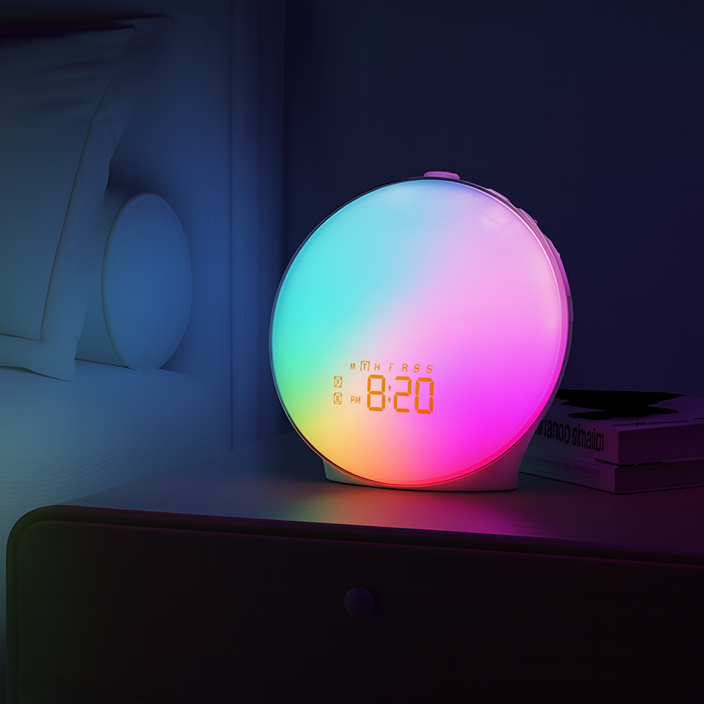Smart Alarm Clock with Sunrise Simulation and Light Therapy功能 - Lamylie