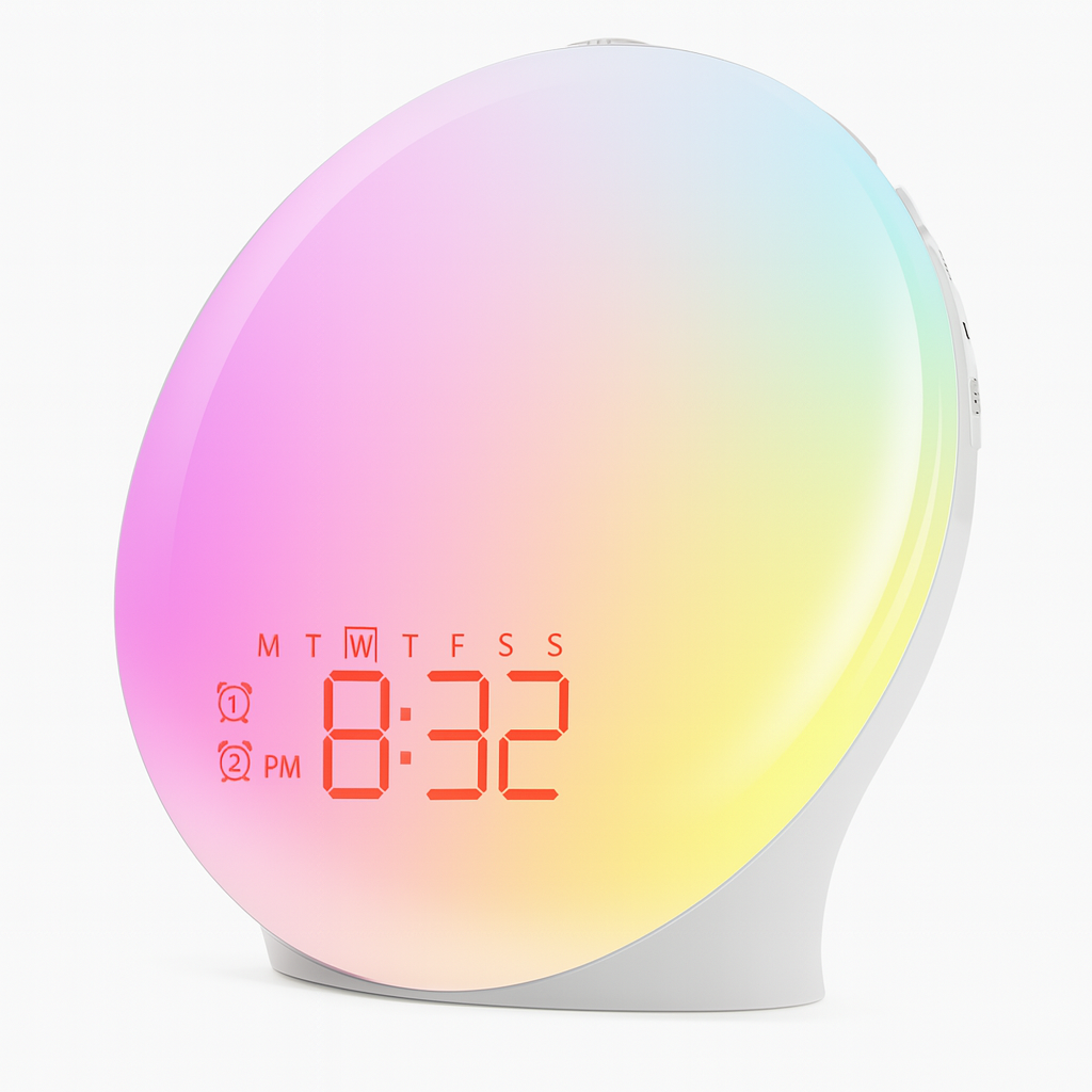 Smart Alarm Clock with Sunrise Simulation and Light Therapy功能 - Lamylie