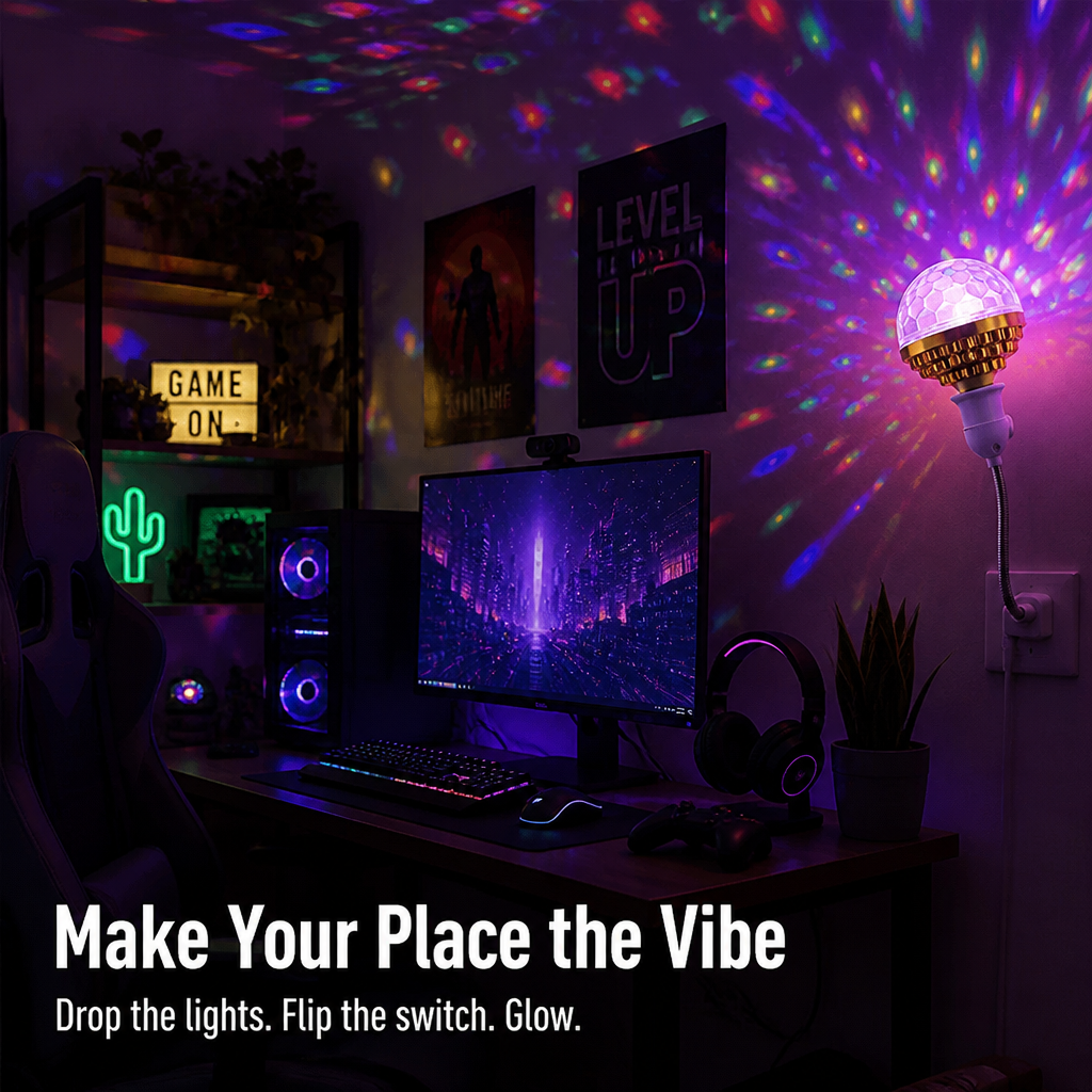 LumaPulse — Flood Any Room with Spinning Color in One Quick Twist - Lamylie