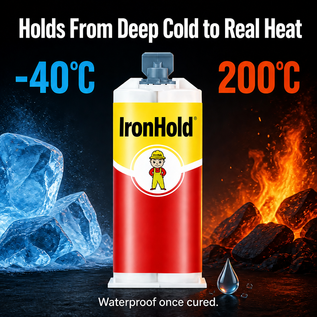 IronHold — Opravte praskliny, díry a zlomený kov bez volání instalatéra - Lamylie