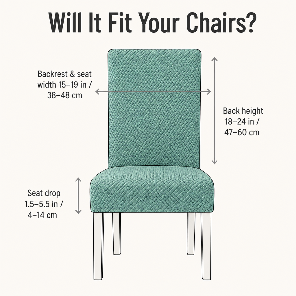 LuxoraFit — Recouvrez vos chaises de salle à manger fatiguées avec un style anti-taches qui reste bien en place - Lamylie
