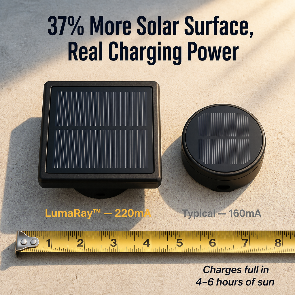 LumaRay — Light Your Garden Path for 12 Full Hours on One Day's Charge - Lamylie