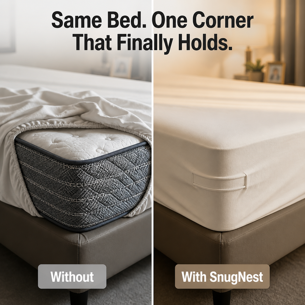 SnugNest — Wach erfrischt auf mit perfekt sitzender Bettwäsche, Nacht für Nacht - Lamylie