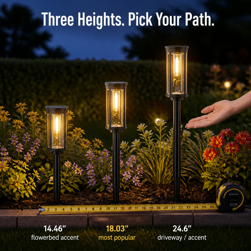 LumaRay — Light Your Garden Path for 12 Full Hours on One Day's Charge - Lamylie