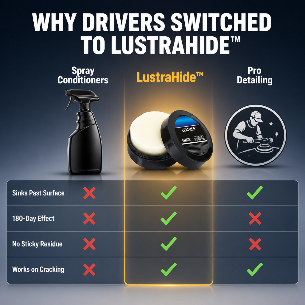 LustraHide — Revive Cracked, Faded Leather and Lock in Shine for 180 Days - Lamylie
