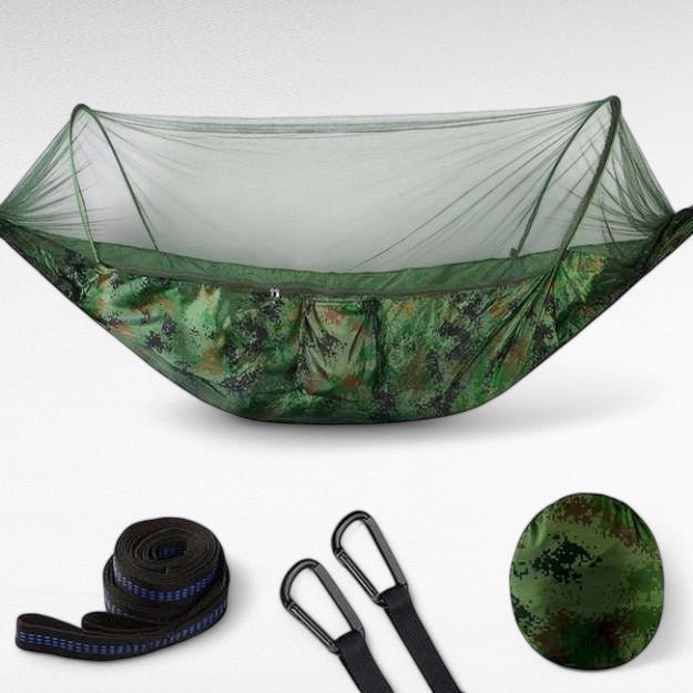 Camping Hammock with Built-in Mosquito Net for Outdoor Use - Lamylie