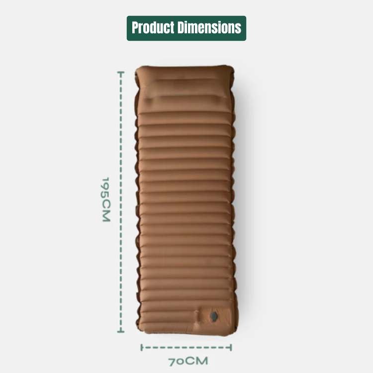 Inflatable Camping Sleep Pad - Lightweight and Compact - Lamylie