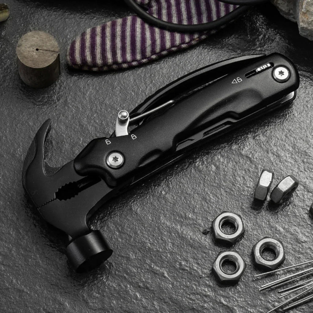 Multifunktionshammer mit 13 Funktionen für Outdoor-Camping – Lamylie