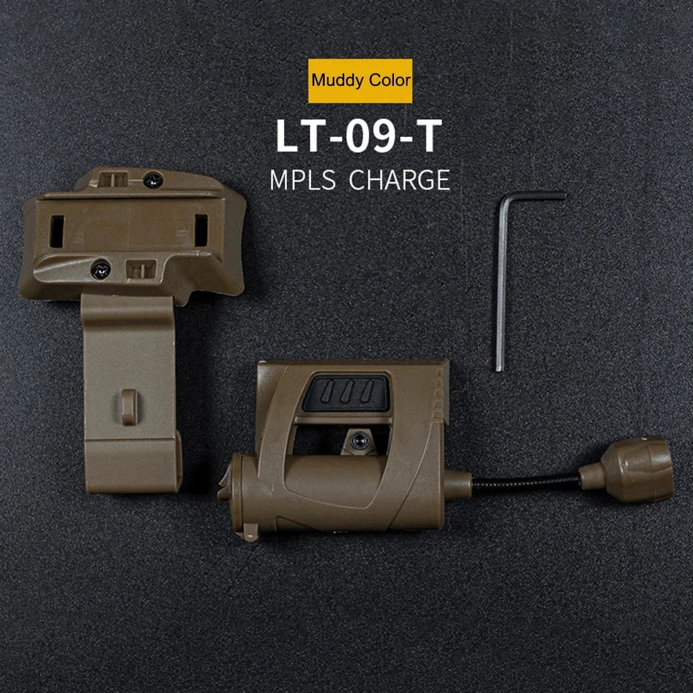 LED-Helmlampe mit Halterung – 3 Leuchtmodi – Lamylie