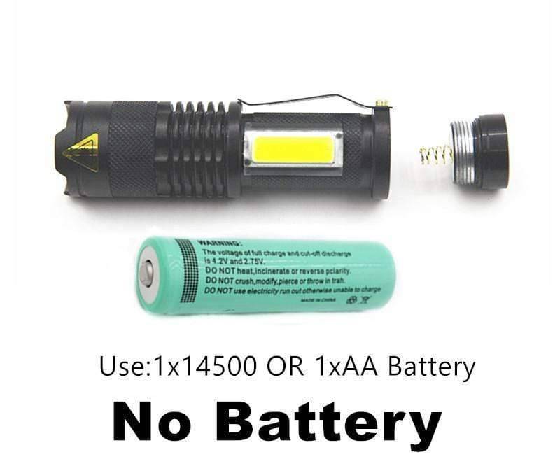 Compact Portable Tactical Flashlight - 3800 Lumens LED - Lamylie