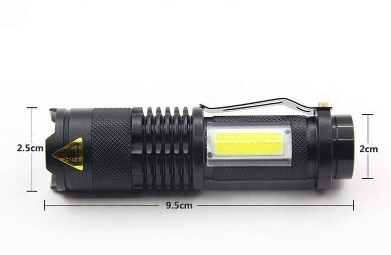 Compact Portable Tactical Flashlight - 3800 Lumens LED - Lamylie