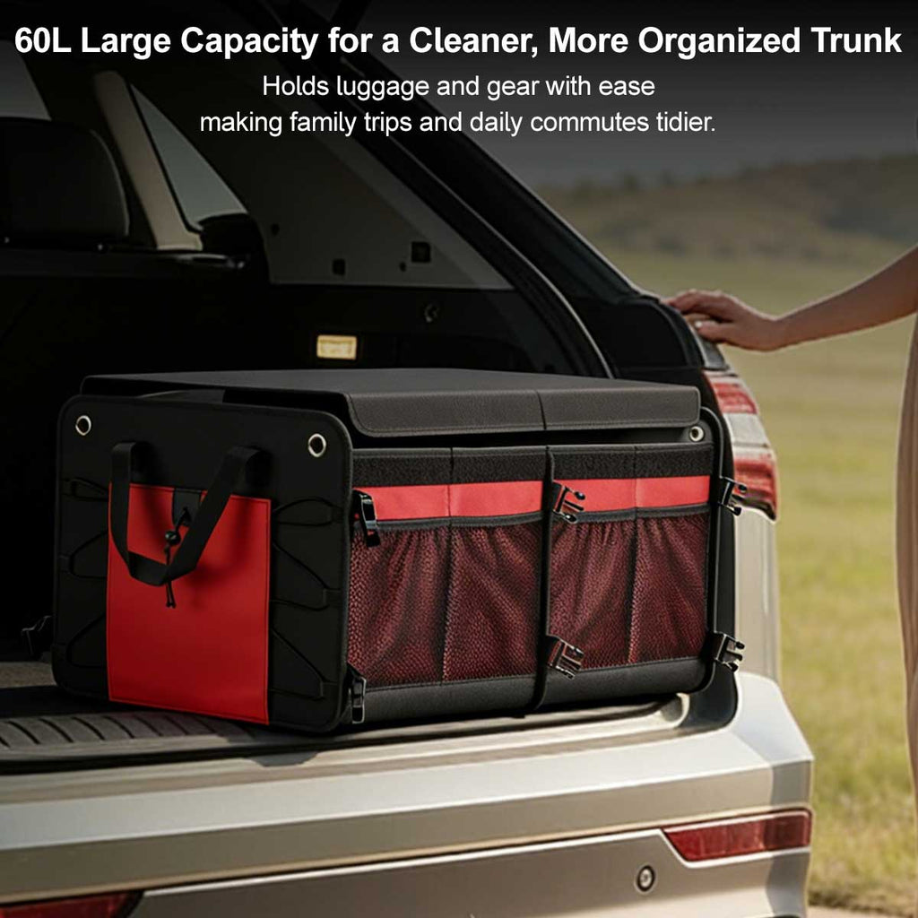 Collapsible 60L Vehicle Cargo Storage Organizer - Lamylie