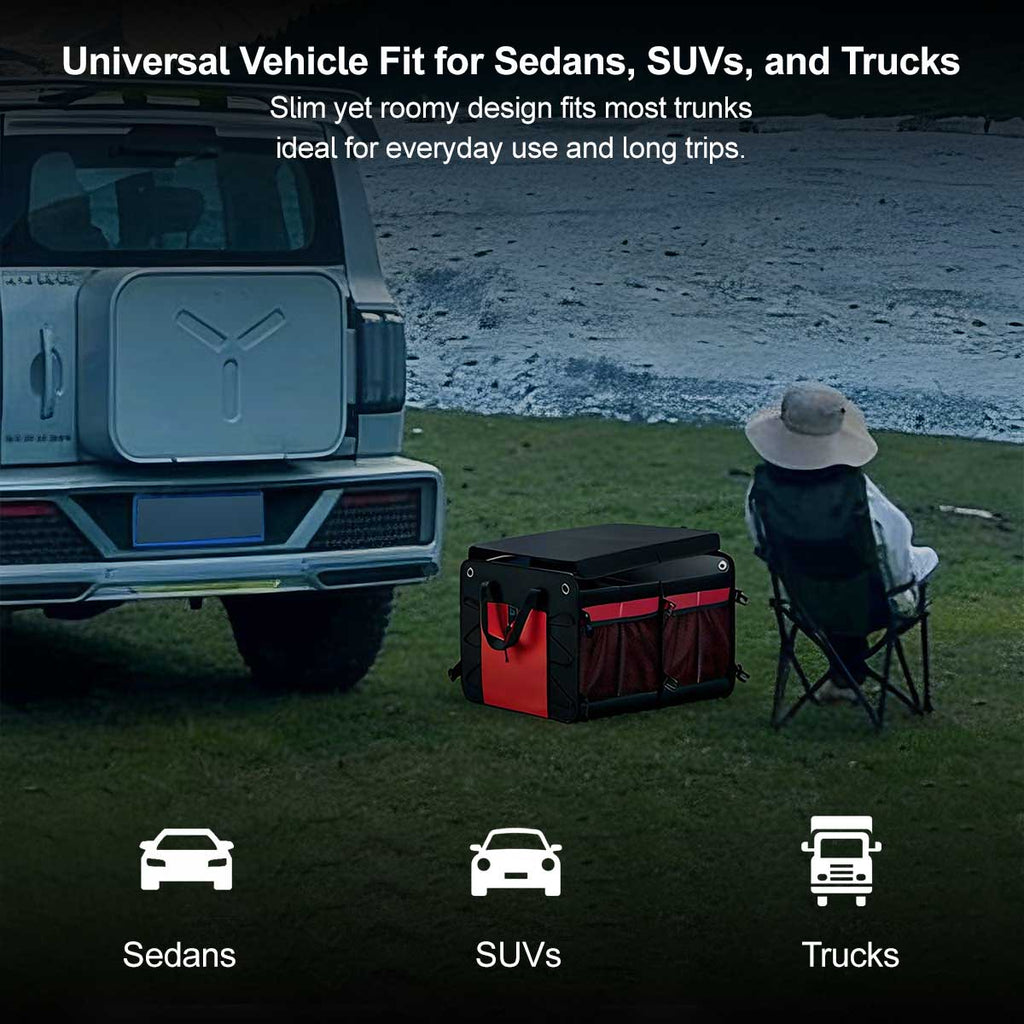 Collapsible 60L Vehicle Cargo Storage Organizer - Lamylie