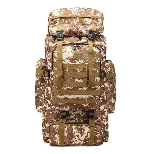 Outdoor Adventure Backpack - 60L Tactical Gear for Exploration - Lamylie