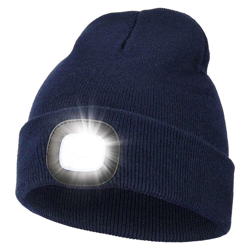 Căciulă LED cu lumină reîncărcabilă prin USB pentru utilizare în aer liber - Lamylie