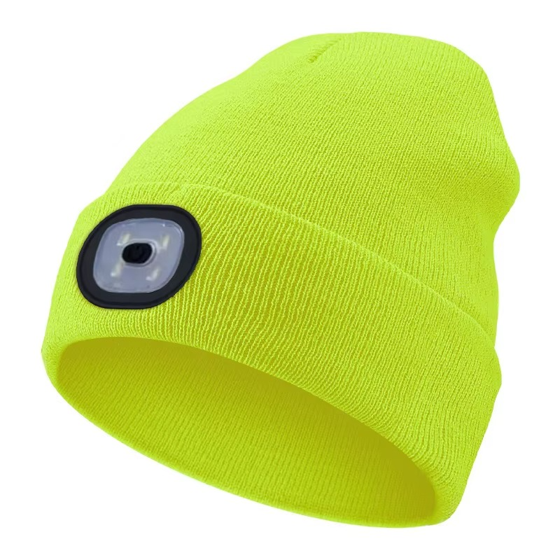 Căciulă LED cu lumină reîncărcabilă prin USB pentru utilizare în aer liber - Lamylie