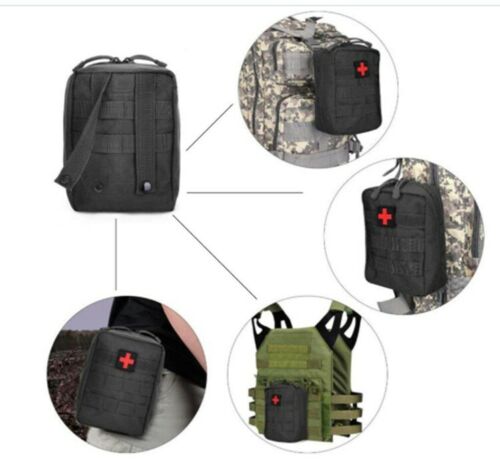 Medical Pouch for First Aid and Trauma with Rip Away MOLLE System - Lamylie