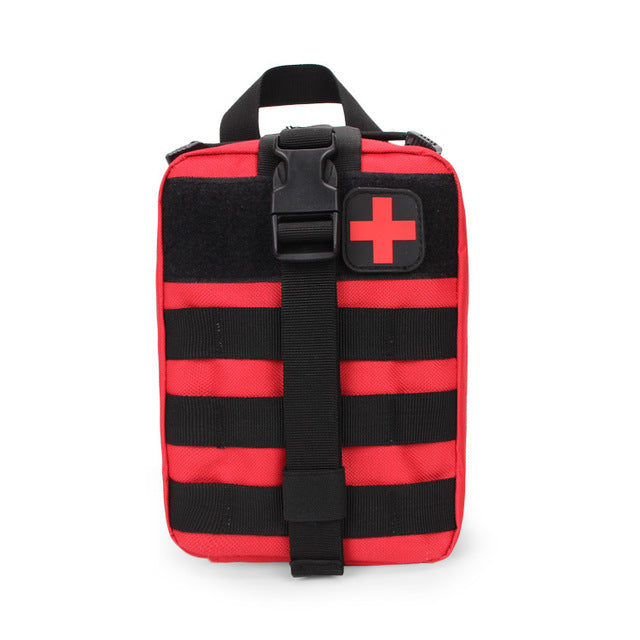Medical Pouch for First Aid and Trauma with Rip Away MOLLE System - Lamylie
