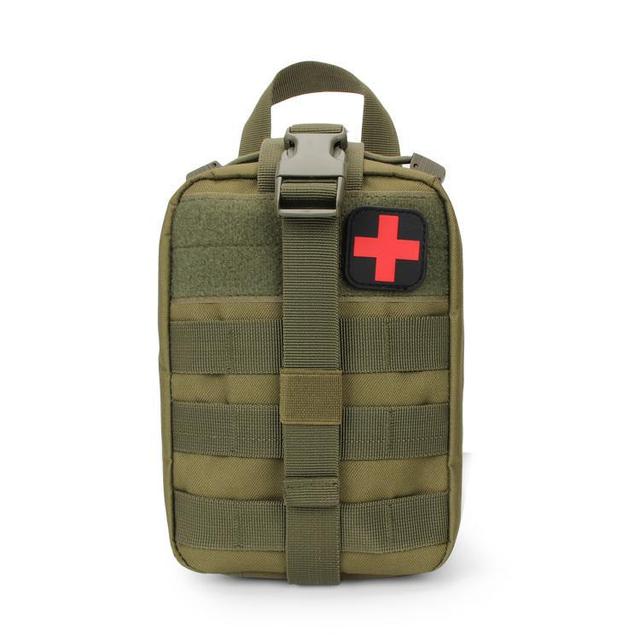 Medical Pouch for First Aid and Trauma with Rip Away MOLLE System - Lamylie
