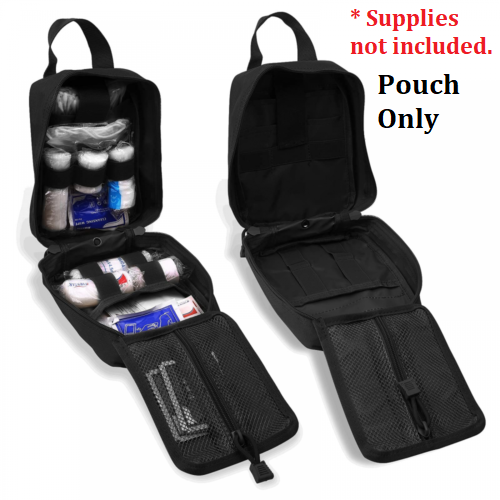 Medical Pouch for First Aid and Trauma with Rip Away MOLLE System - Lamylie
