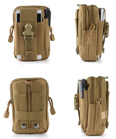 Military Utility Bag - EDC Belt Pouch with MOLLE System - Lamylie