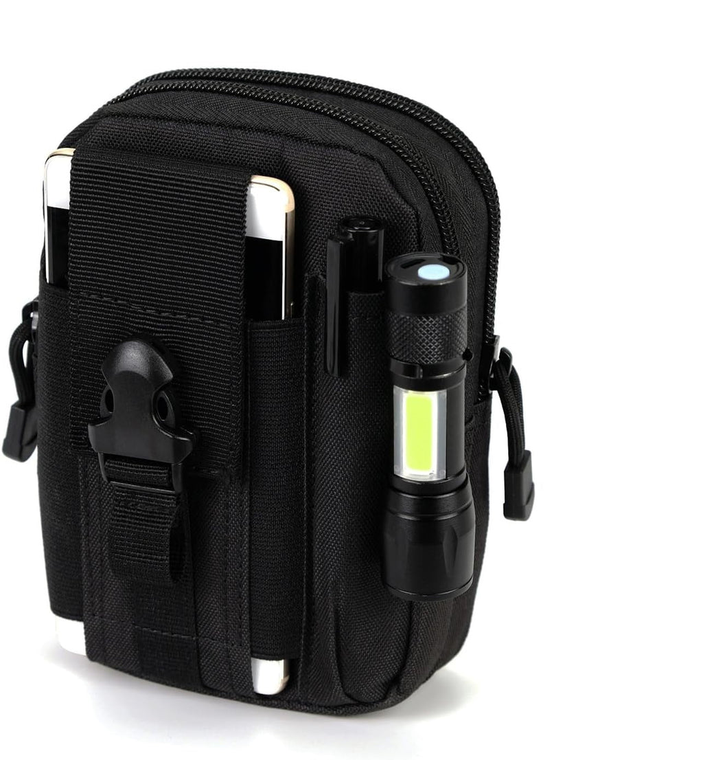 Military Utility Bag - EDC Belt Pouch with MOLLE System - Lamylie